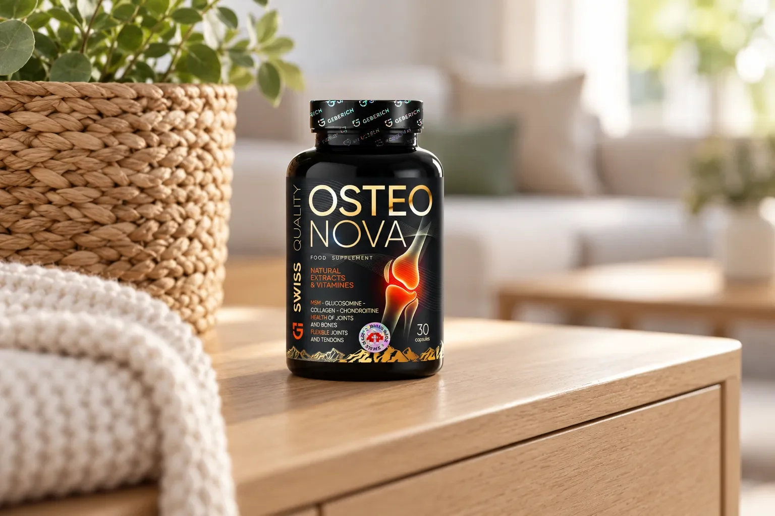 OsteoNova — le produit au quotidien