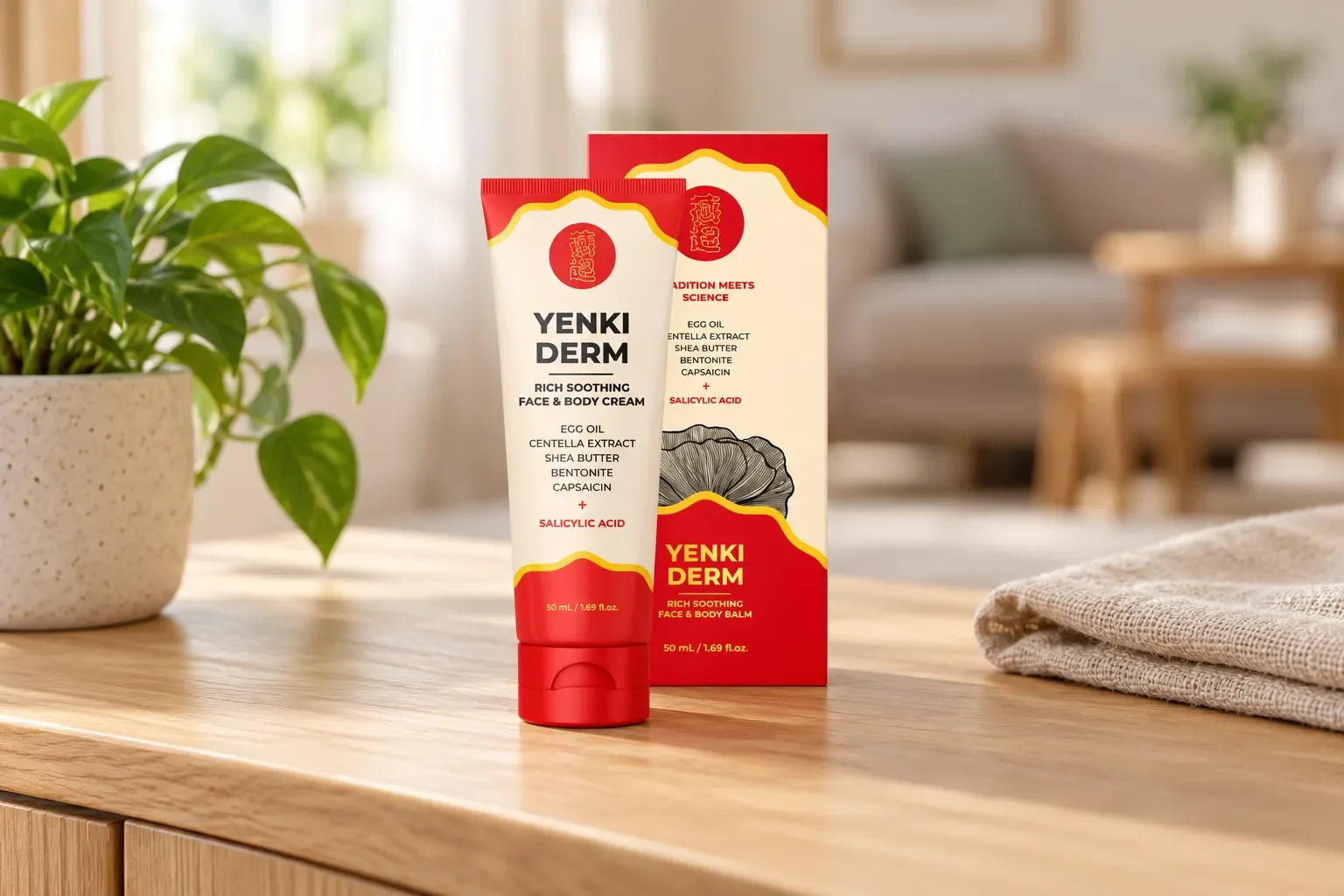 Yenki Derm — le produit au quotidien